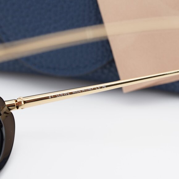 Loewe LW40166I 01A Cat Eye Sunglasses – Black Gold\\Grey